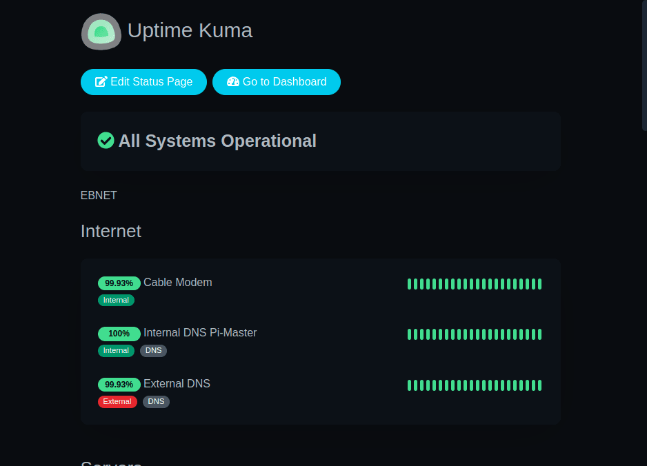 Uptime-Kuma Status Page